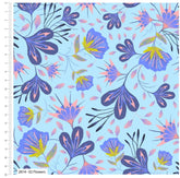 Craft Cotton Company Enchanted Wings by Bethany Salt Flowers Cotton Fabric